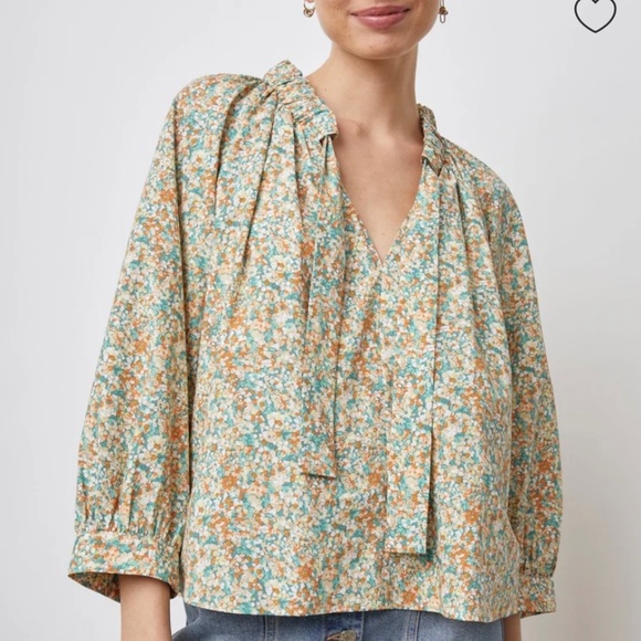 NWOT Rails Amal Floral Blouse | Size Small - Picture 1 of 8